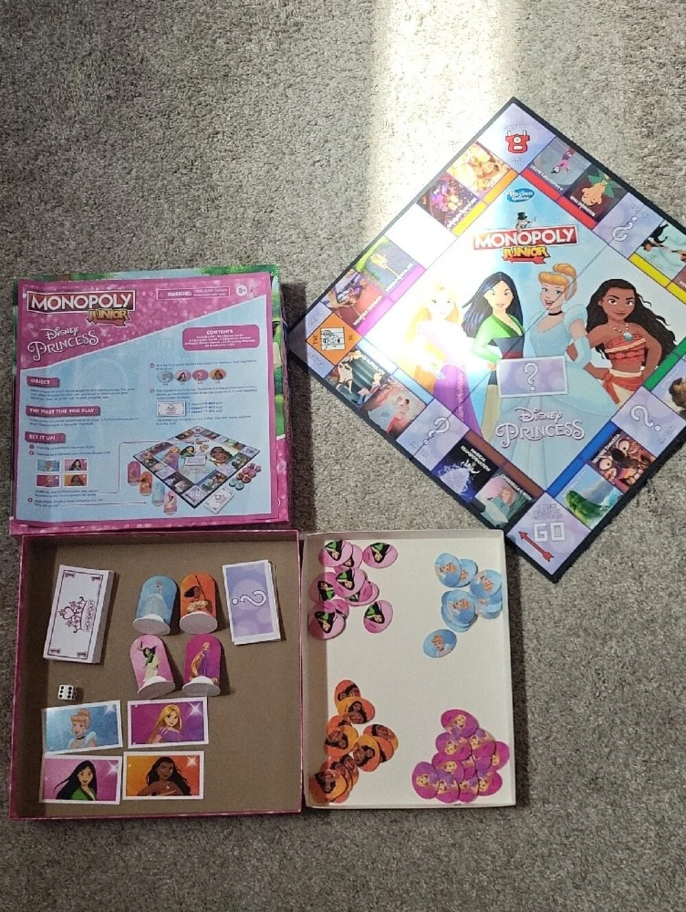 Hasbro MONOPOLY Junior Disney Princess Board Game